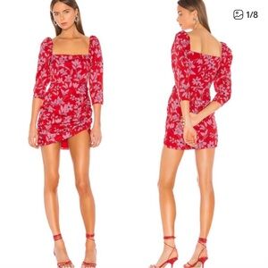 Camila Coelho Lidia Dress in Pink Flora - Size XXS